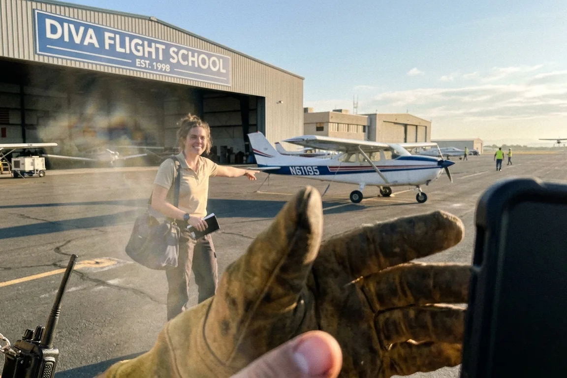 Aircraft on the ramp