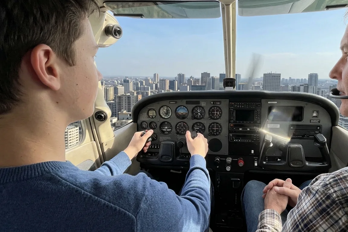 A first-timer’s hands on the controls