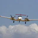 The school’s Piper PA-44 Seminole, its multi-engine trainer